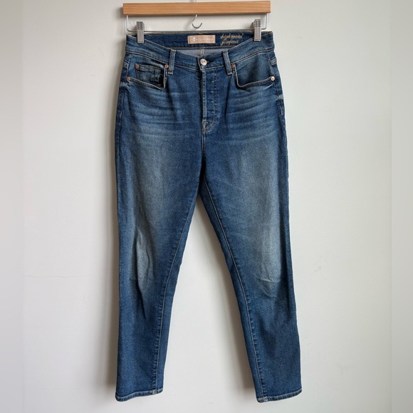 7 For All Mankind High Waist Josefina Jeans Size 26 - Picture 1 of 5